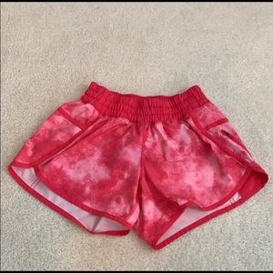 lululemon tie dye shorts